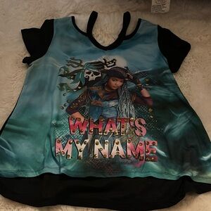 Disney descendants girls short sleeve shirt